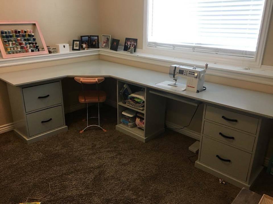 Craft room deals desk